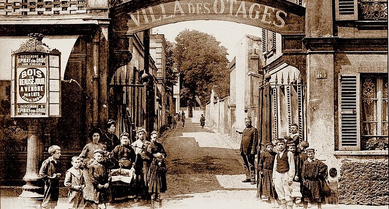 La villa des Otages vers 1900 (carte postale ancienne)